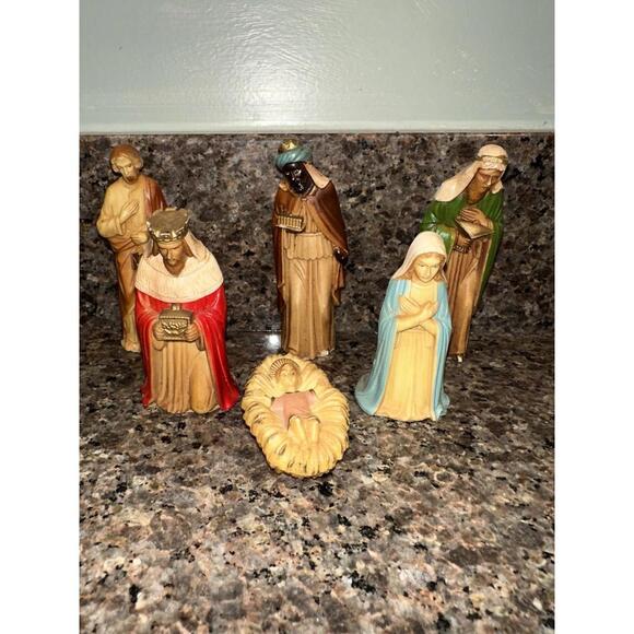 Lot of 6 VTG Art Plastics Hong Kong Celluloid Christmas...